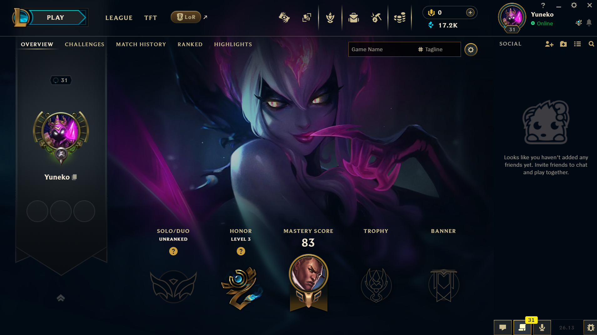 Unranked Lvl 30+ — EUW screenshot 1